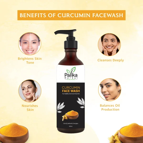 Curcumin Face Wash – 100ml - Image 2