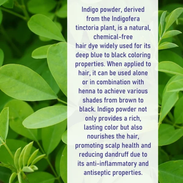 Natural Indigo Powder for Black Hair Color – 100g - Image 6