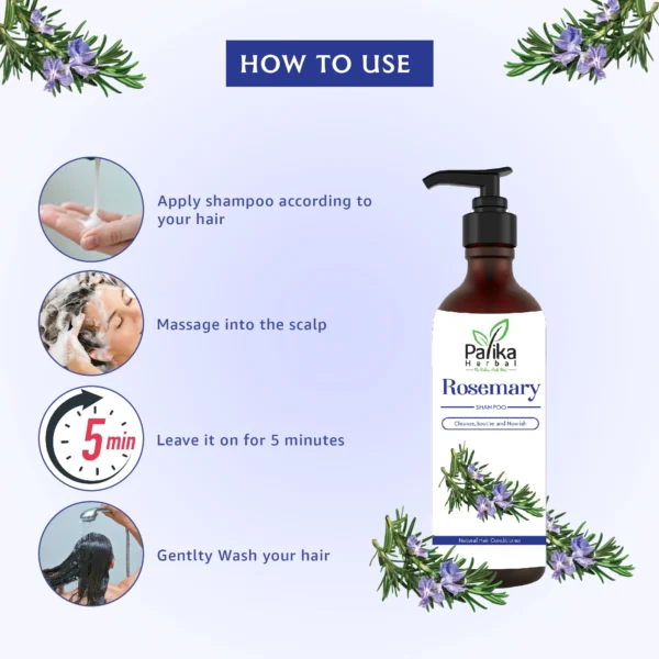 Rosemary Shampoo – 100ml - Image 4