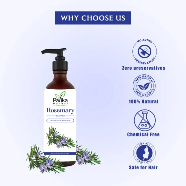 Rosemary Shampoo – 100ml - Image 3